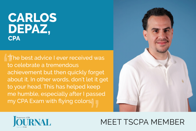 Meet TSCPA Member: Carlos DePaz, CPA
