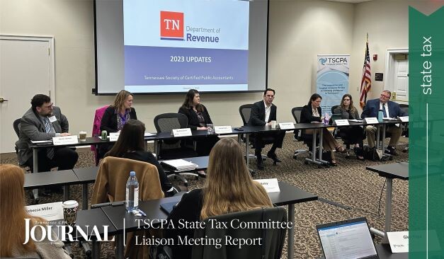 TSCPA State Tax Committee Liaison Meeting Report – Dec. 6, 2023