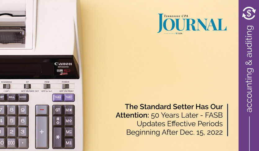 The Standard Setter Has our Attention