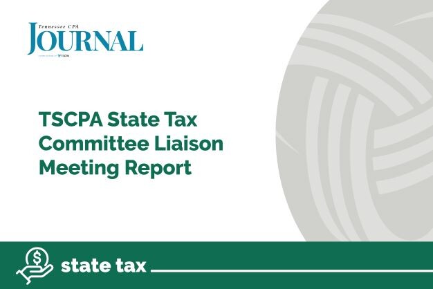 tscpa state tax committee liaison meeting report