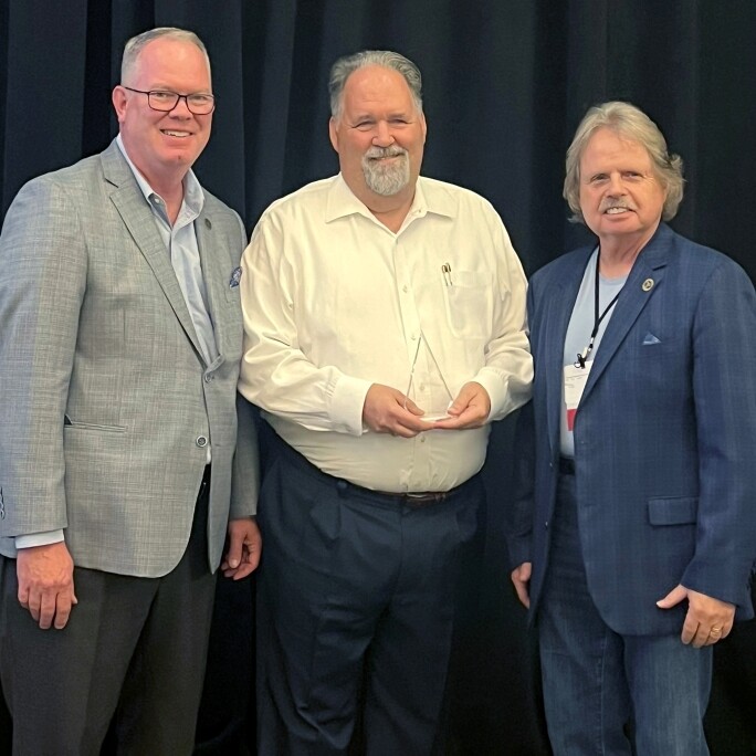 TSCPA Board Chair Jonathan Bailey, Richard Hill and Larry Kyte