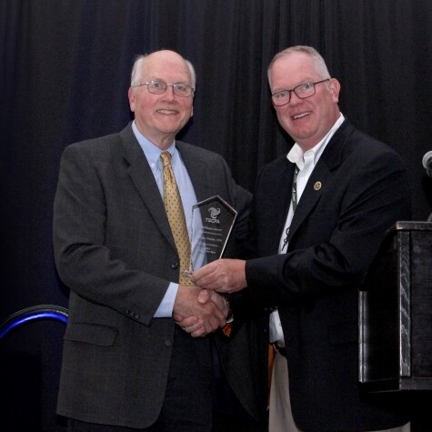 Charles Frasier and TSCPA Board Chair Jonathan Bailey