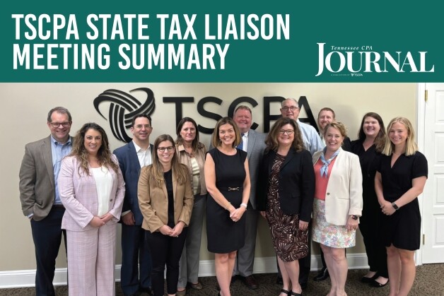 TSCPA State Tax Liaison Meeting Summary