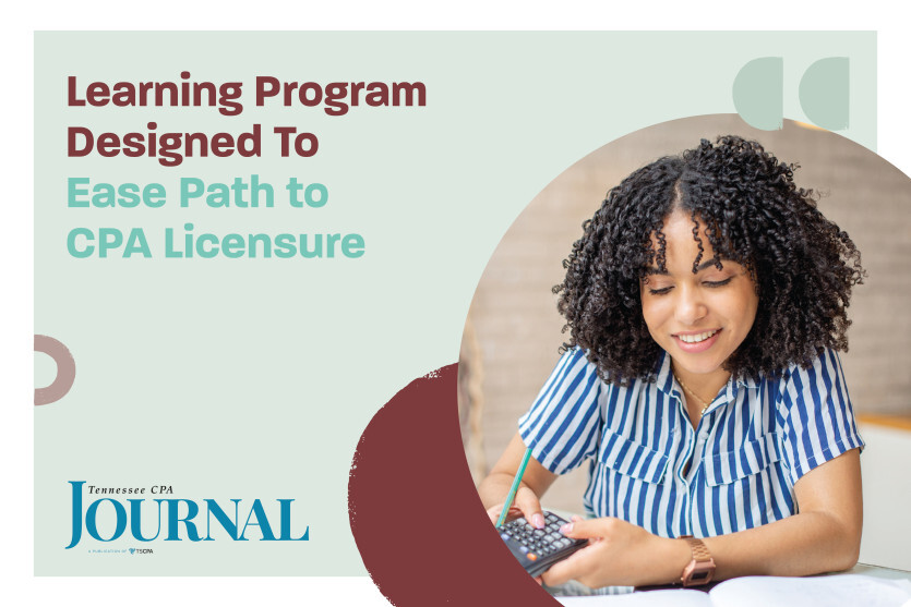 Learning Program Designed To Ease Path to CPA Licensure