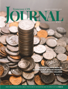 January/February 2026 Tennessee CPA Journal