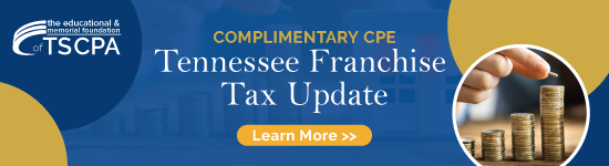 Complimentary CPE: Tennessee Franchise Tax Update